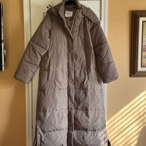 Dex Women's Taupe Puffer Jacket